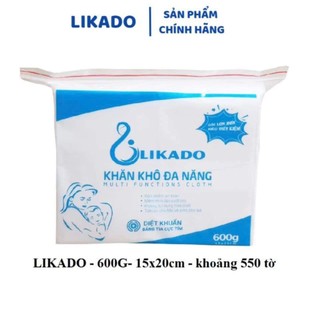 Khăn khô đa năng likado 600g 550 tờ