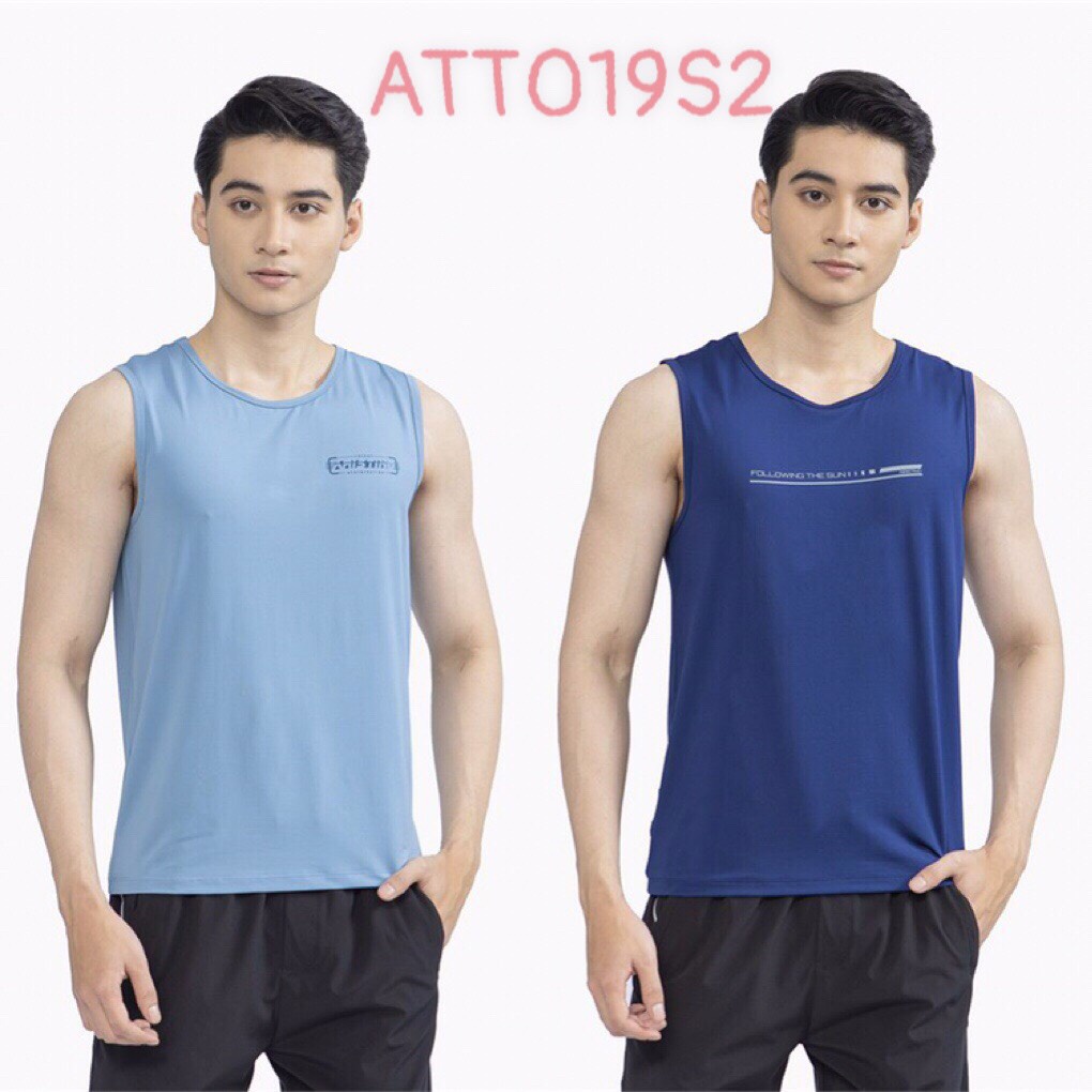 Áo sát nách tanktop nam Aristino ATT019S2 dáng regular fit chất thể thao mềm mát, co giãn vận động thoải mái, trẻ trung