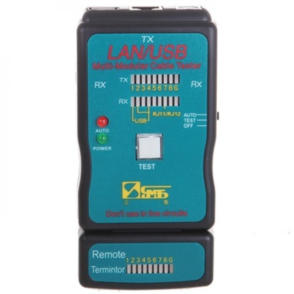 BỘ TEST CÁP MẠNG LAN CÁP ĐIỆN THOẠI CÁP USB CT168