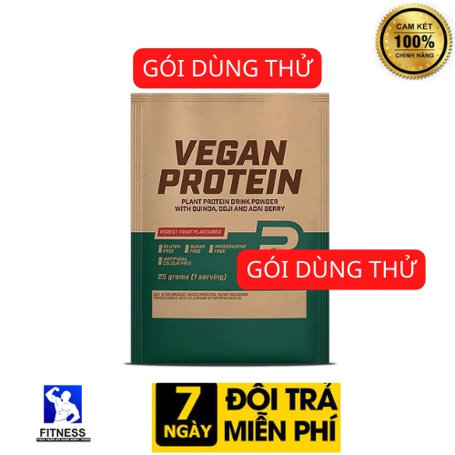 Biotech Vegan Protein Sample 1 lần dùng ⚡Chính Hãng⚡ Vegan Protein, Protein thực vật, hỗ trợ tăng cơ