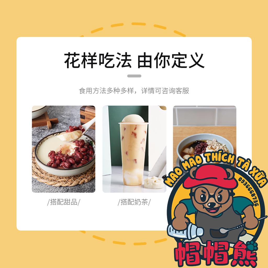 Bột Pudding Yelanshan Đậu Nành 1kg làm tàu hũ / tào phớ