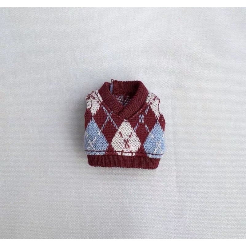 Áo gile cho búp bê ob11, nendoll