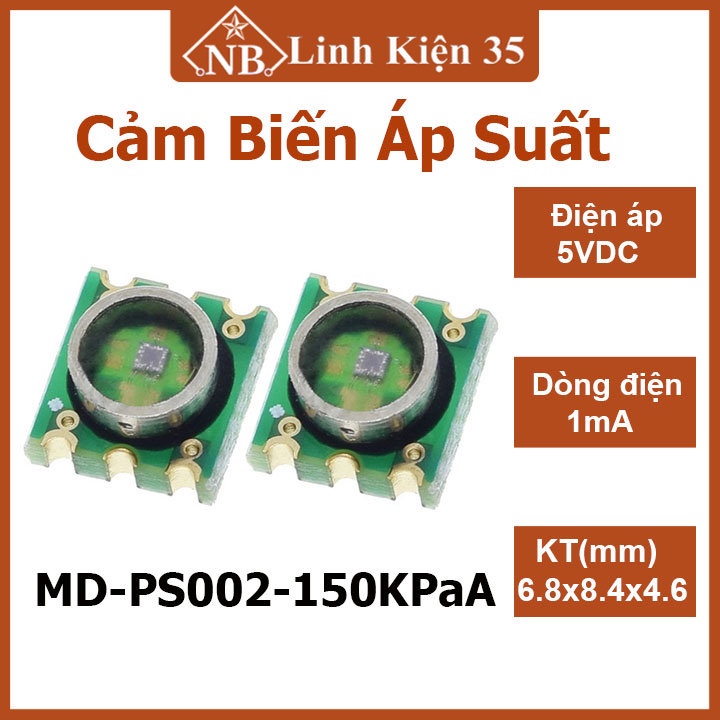 Cảm biến áp suất MD-PS002-150KPaA cảm biến chân không ứng dụng rộng rãi