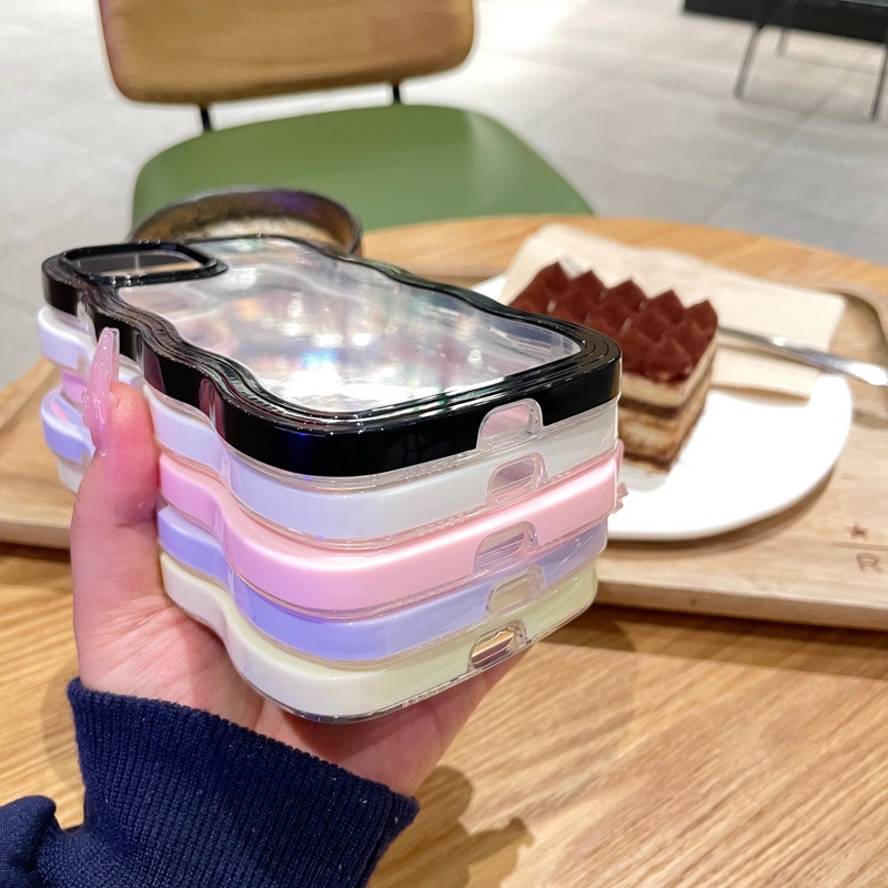 Suntaiho Ốp lưng iphone Ốp điện thoại trong suốt viền màu tùy chọn thích hợp cho iPhone XR 11 Pro 13 12 14 Pro Max X XS Max