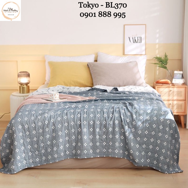 [XẢ] SO 35_Chăn Hè Xô Organic Cotton Dòng Phổ thông/Basic 3 lớp