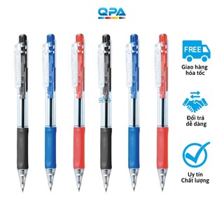 Bút bi Double A Tritouch ngòi 0.7mm - Mực xanh