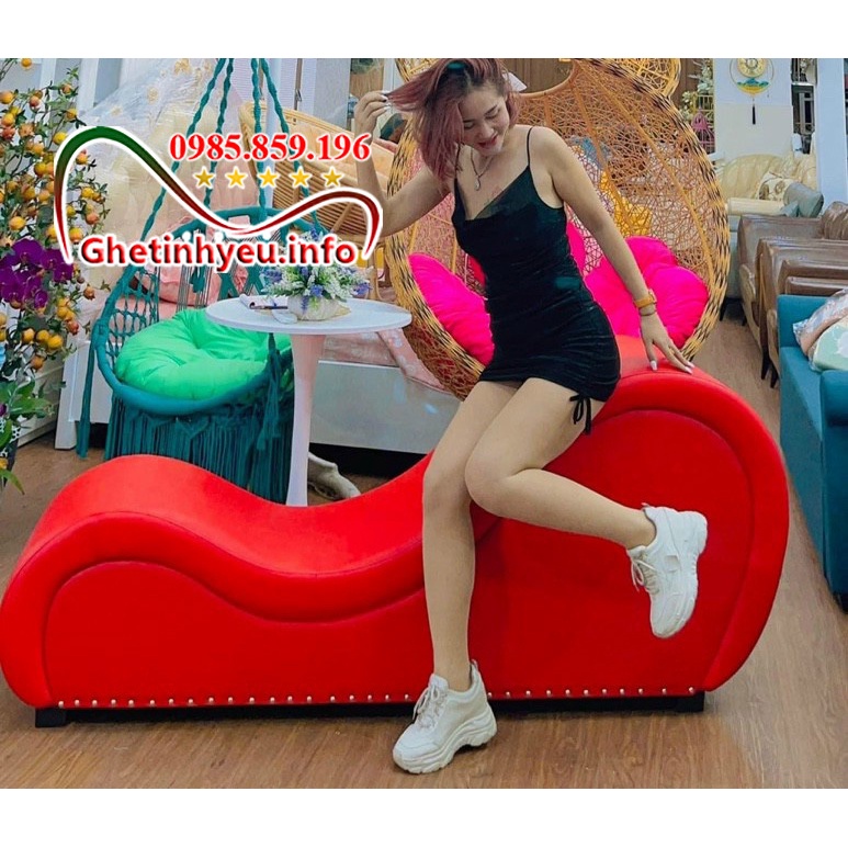 GHẾ TÌNH YÊU Đỏ TƯƠI CAO CẤP