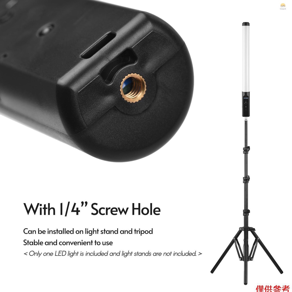 Đèn LED Ống Cầm Tay 3200K-5500K Có Thể Điều Khiển Từ Xa Dùng Để Quay Video / Chụp Ảnh Chân Dung