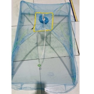 Màn chụp rút dây chống muỗi 1m8,1m6 x 2m cao cấp ( màn có hoạ tiết )