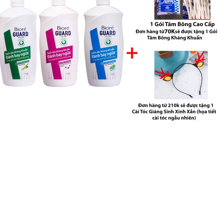 Chai Sữa Tắm Biore Guard Kháng Khuẩn, Sạch Mịn, Thư Giãn 100/800ML LOẠI 1 CHAI/2 CHAI/3 CHAI/6 CHAI SH