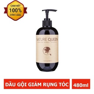 Dầu gội giảm rụng tóc nature queen 480ml