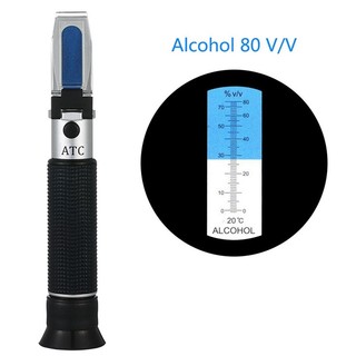 Máy đo nồng độ cồn 0-80% - khúc xạ kế đo nồng độ cồn 80 độ
