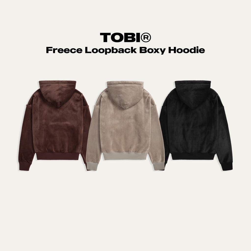 Áo Hoodie Nhung 2 Cách Mặc TOBI Reversible