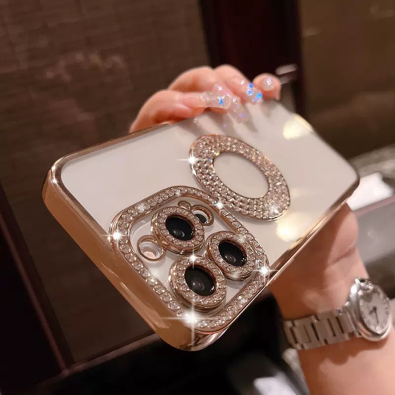 Ốp Điện Thoại Trong Suốt Chống Sốc In logo apple Sang Trọng Cho iphone 14 pro max 14 plus 13 12 11 pro max