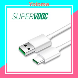 OPPO Super VOOC Type C Cable 5A Fast Charging USB Cable For OPPP Find X X2 X3 Pro Reno 4 5 Pro F11 R17 Pro