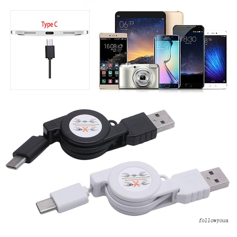 Dây Cáp Sạc USB 2.0 Loại C Có Thể Thu Gọn Tiện Dụng