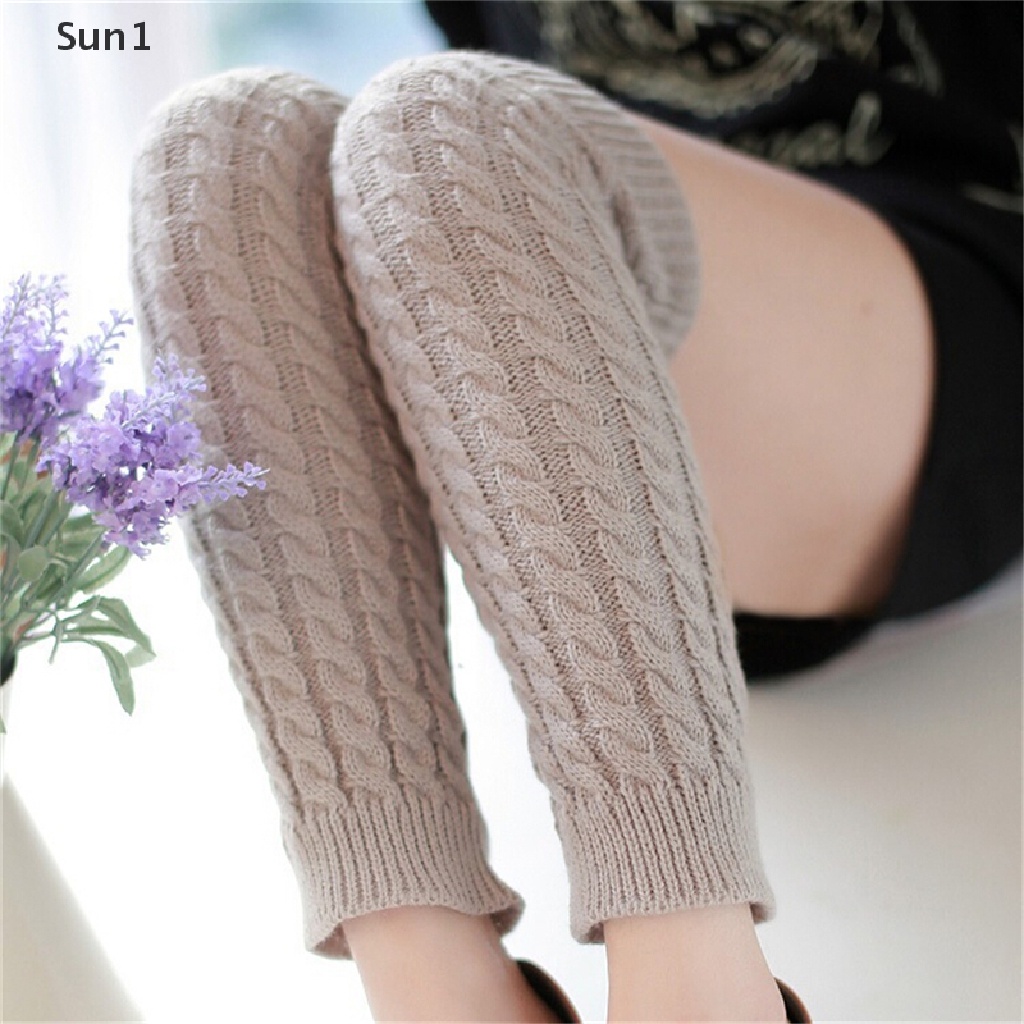 Sun1 > Vớ Ống Chân Dệt Kim Giữ Ấm Mùa Đông Thời Trang Bán Chạy Cho Nữ