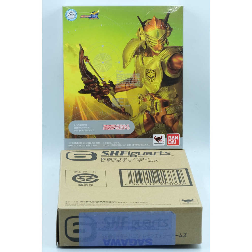 Mô hình SHF Baron Lemon Energy Arms kèm hộp carton Kamen Rider Gaim S.H.Figuarts chính hãng Bandai hàng hiếm Có ảnh thật