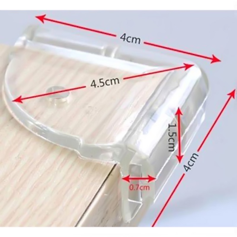 Miếng Bọc Góc Bàn Dày Dặn Trong Suốt Chống Va Chạm Bảo Vệ An Toàn Cho Bé