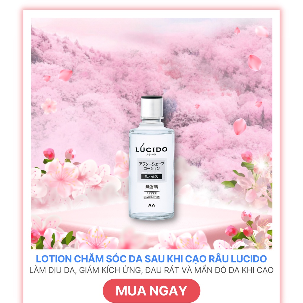 Lotion làm dịu da sau khi cạo râu LUCIDO