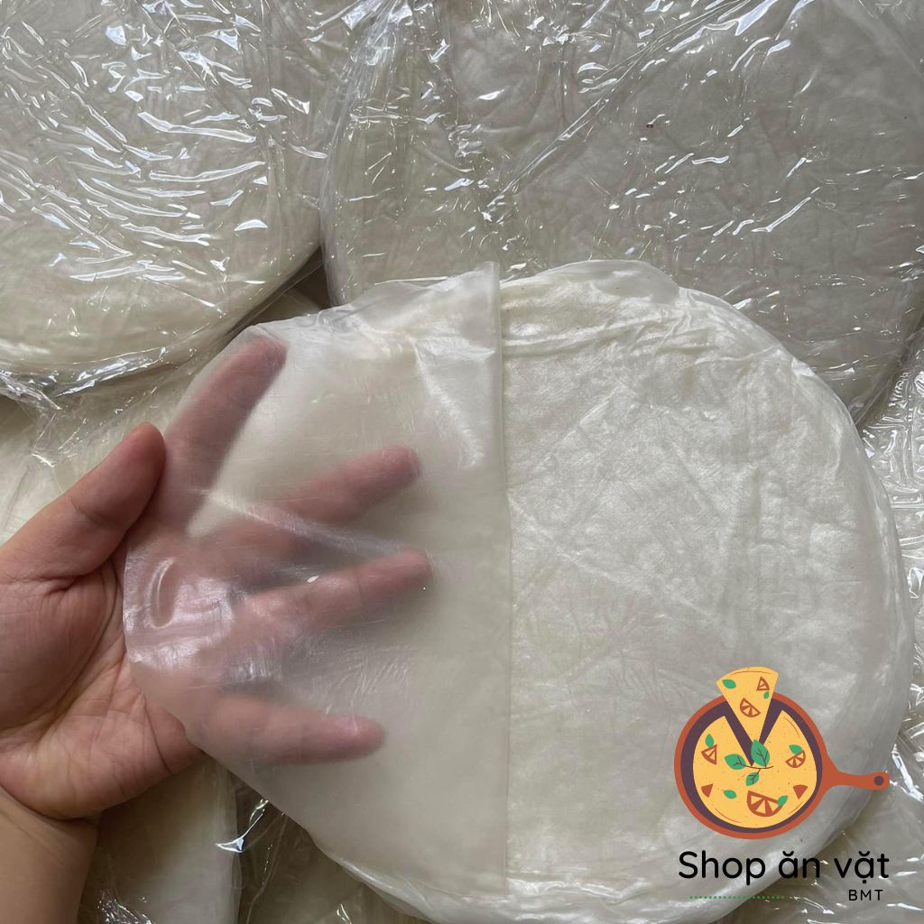 Bánh tráng phơi sương Tây Ninh bánh tráng tròn phơi sương mỏng dai 500g - 04100260