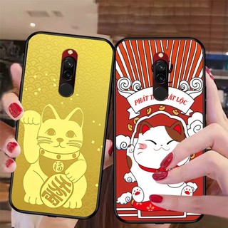 Ốp lưng xiaomi redmi 8 mèo thần tài may mắn chát shop lộc vào nhà