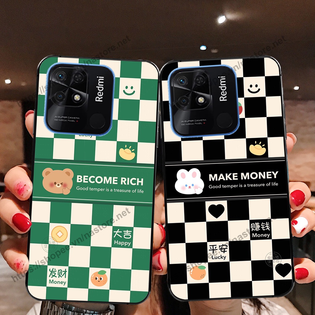 Ốp lưng Xiaomi Redmi 9C / Redmi 10c mẫu gấu hoạt hình mới nhất 2023 cute giá rẻ