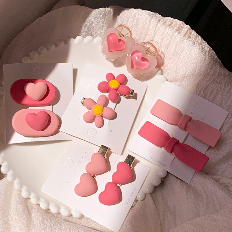 Set kẹp tóc hàn quốc dành cho nữ, hàng có sẵn