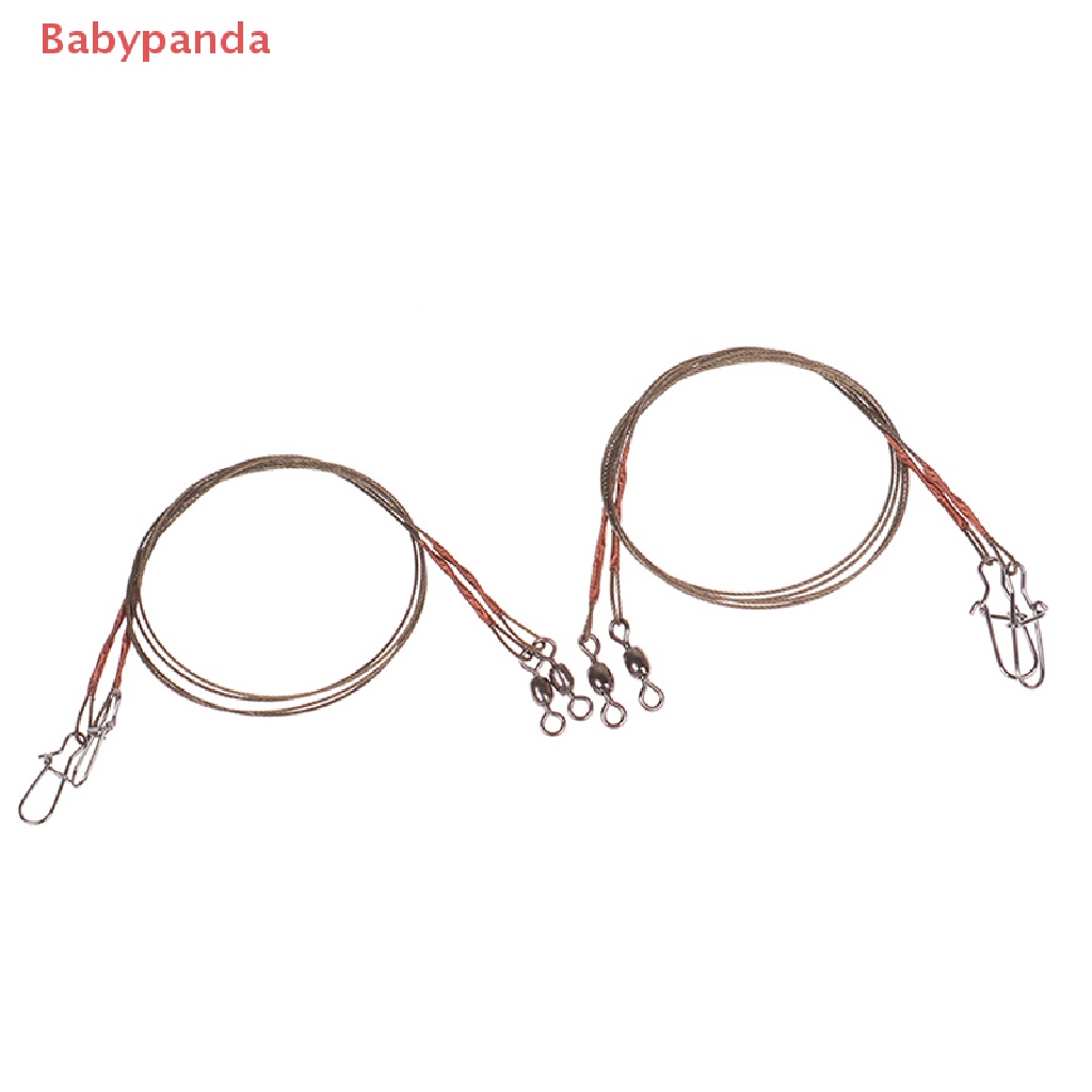 Set 2 Dây Thép Titan Chống Xoắn Dây Câu Cá