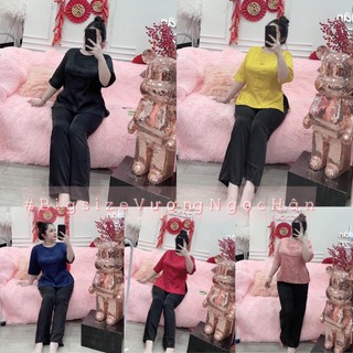 Set lam cổ tàu bigsize vương ngọc hân