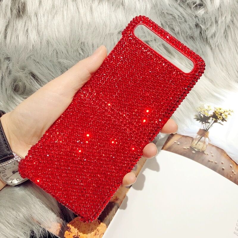 Ốp Lưng Gấp Kim Cương Lấp Lánh Thời Trang Cho Samsung Galaxy Z Flip 3 3 / 4 Vỏ Bảo Vệ Chống Sốc Gấp Cho Samsung Z Flip 4 Vỏ Kim Cương Sáng Bóng