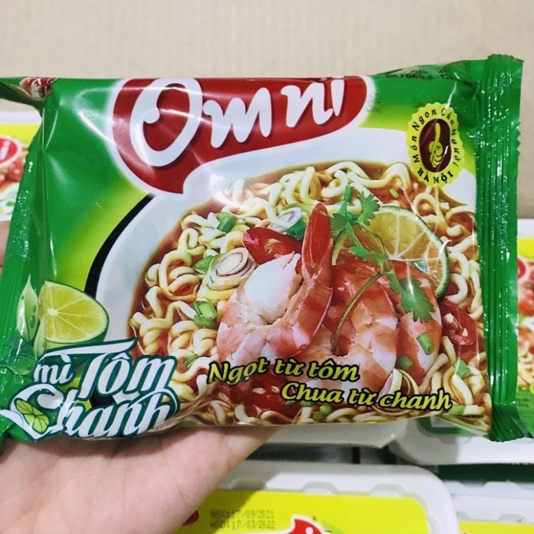 Mì Tôm Chanh Omni Lẻ 1 Gói 75g