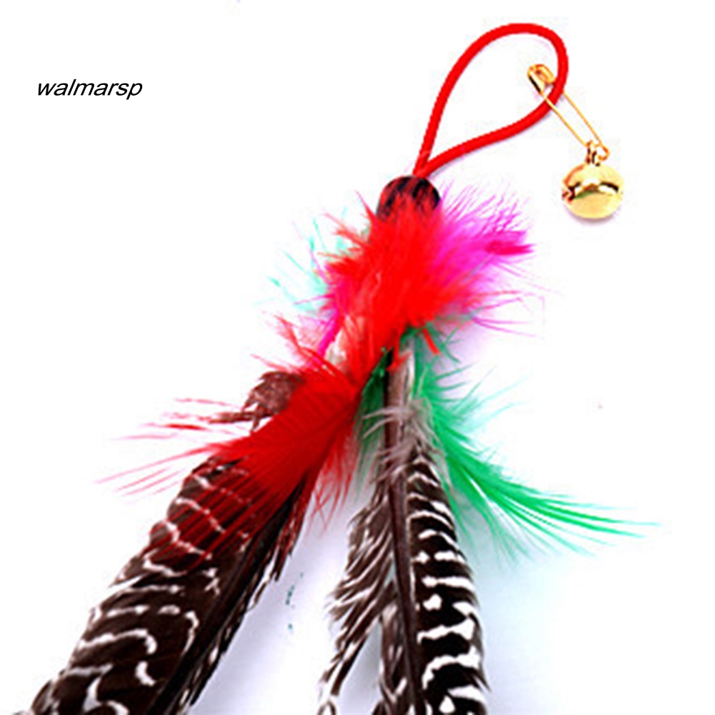 Gậy Lông Vũ Gắn Chuông Thay Thế Đồ Chơi Tương Tác Cho Mèo