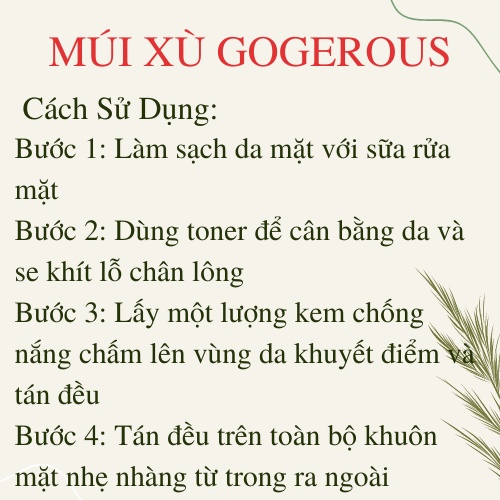 Kem chống nắng Múi Xù Gorgeous chính hãng SPF50+ bảo vệ da giúp trắng da chuyên sâu hộp lớn 150g kèm quà