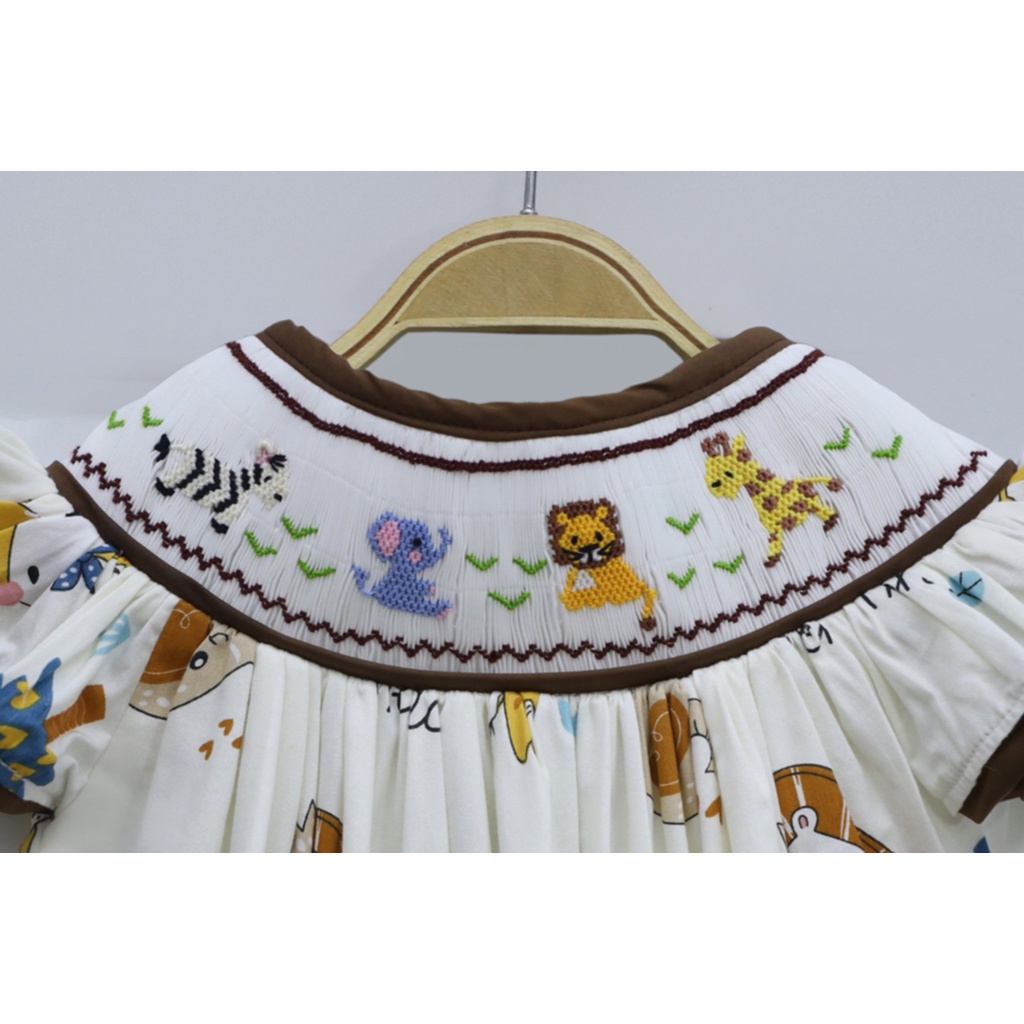 ĐẦM SMOCK CON THÚ HÌNH