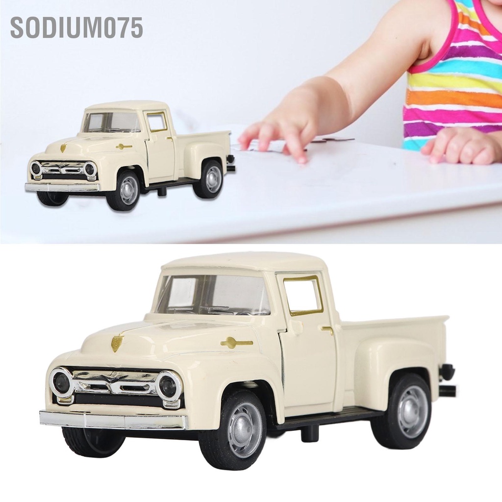 Sodium075 1:32 Mô Hình Xe Bán Tải Hợp Kim Diecast Cổ Điển Vintage Trang Trí Cho Trẻ Em