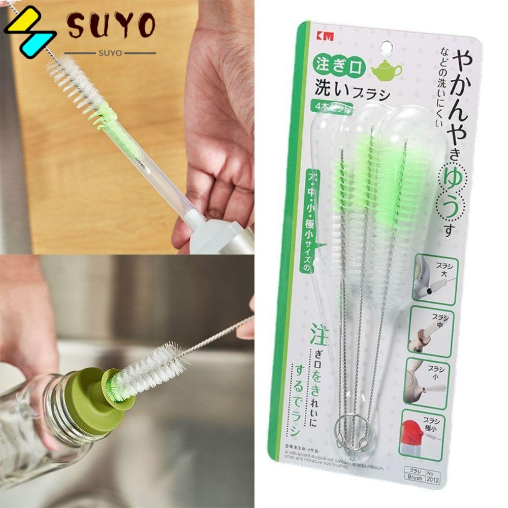 Cọ Vệ Sinh Bình Sữa Bằng Thép Không Gỉ Mềm Mại Đa Năng