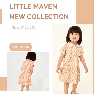 Váy polo bé gái Little Maven thỏ VPL05