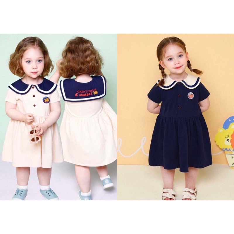 Váy BabyDoll Bé Gái Xuất Hàn Siêu Xinh, Váy Hè Hãng MELLI MOLLI Dư Xịn, Size 90-140
