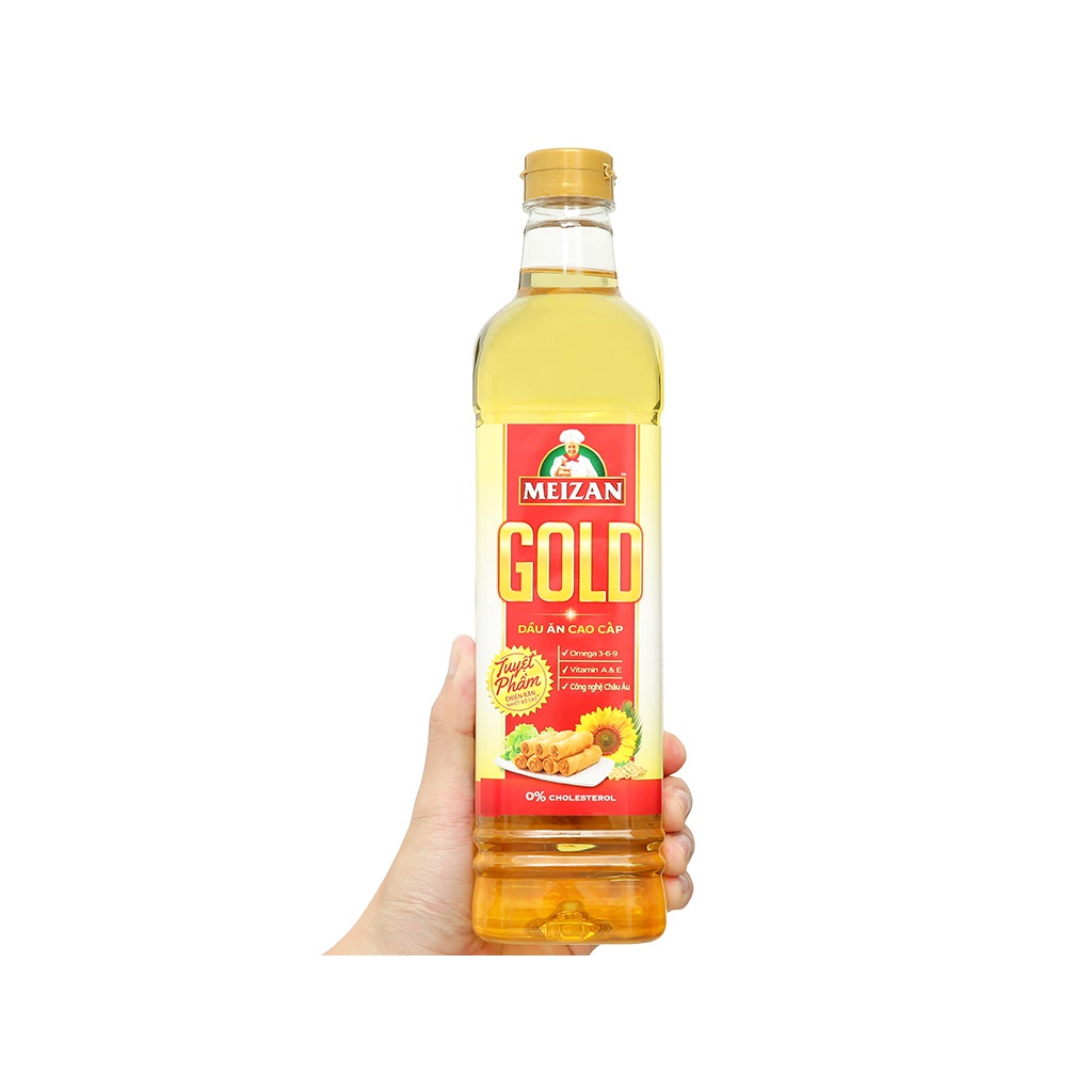 Chai Dầu Ăn Meizan Gold 1L
