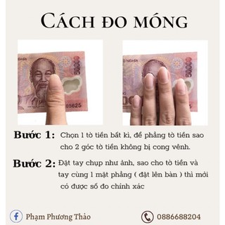 Móng giả thiết kế kèm keo dũa