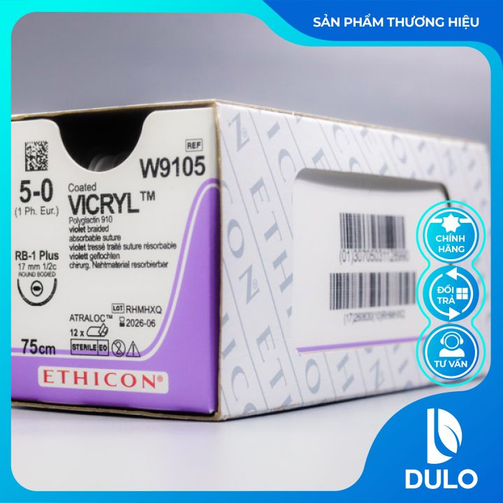 Chỉ phẫu thuật Vicryl 5/0
