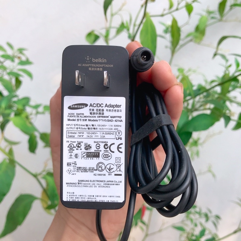 ( Chính Hãng ) Nguồn Adapter Màn Hình Samsung 14V 3A Belkin Chân Kim Chất Lượng Cao