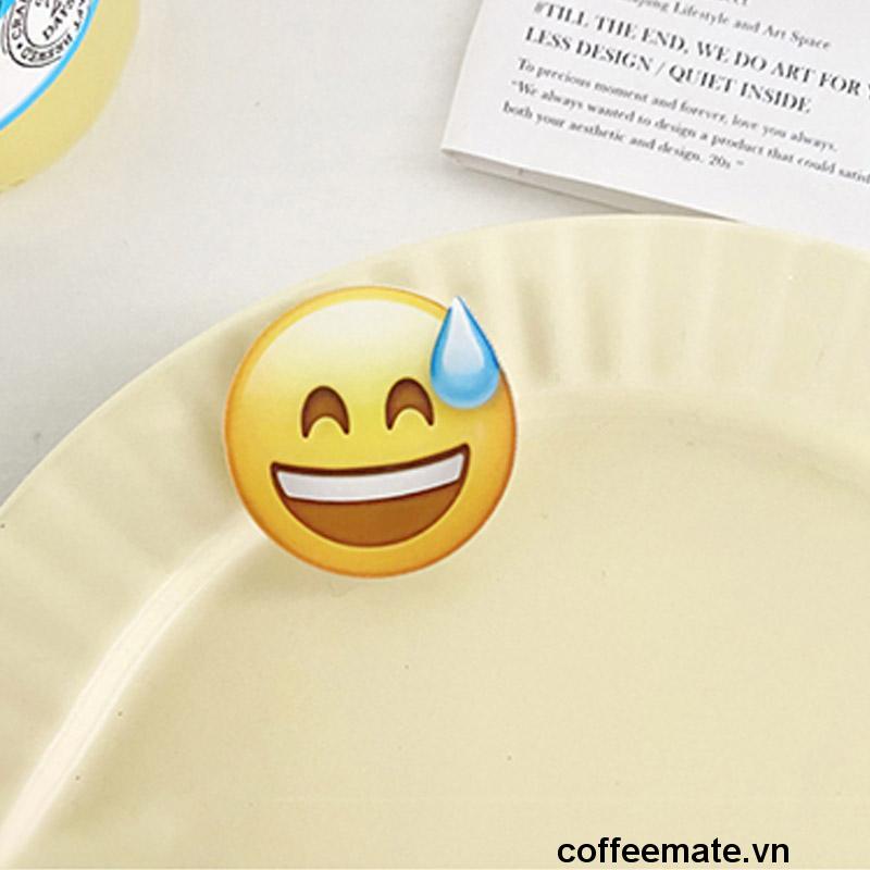 【coffeemate】⚡Kẹp Tóc Dễ Thương Emoji Hoạt Hình Phụ Kiện Thời Trang Cho Nữ