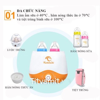 Máy hâm sữa, ủ sữa Kichilachi đa chức năng (Kèm phiếu BH 12 tháng)
