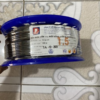 100 mét dây điện đơn mềm LION VCm 1.5mm có 30 sợi đồng bên trong chính hãng