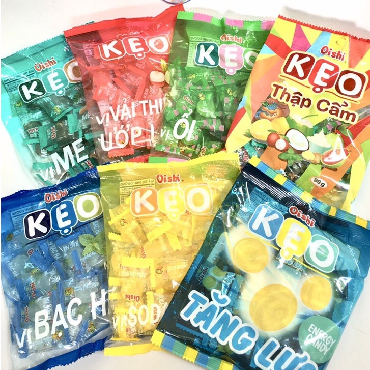 4 Gói kẹo Oisi mix vị ngon ngon