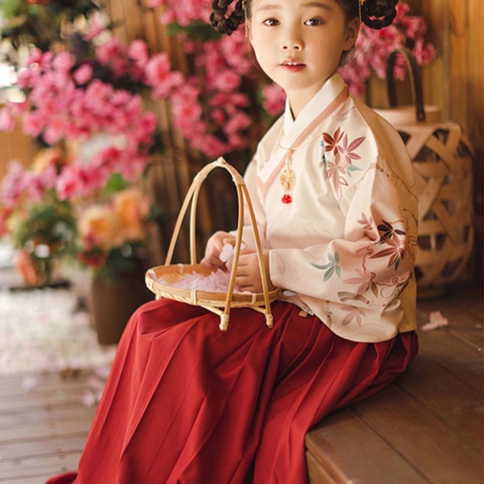 Babyfair. Bộ Hán Phục Phong Cách Trung Hoa Cổ Điển Cho Bé Gái