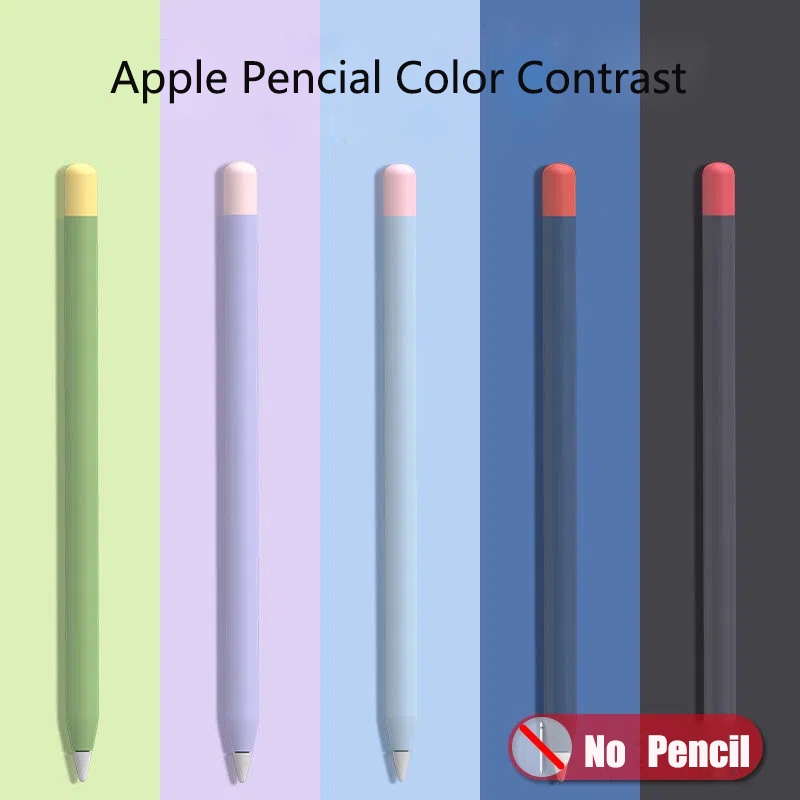 Vỏ Bảo Vệ Bút Cảm Ứng Bằng Silicon Nhiều Màu Cho Apple Pencil 2 iPad Pencil 1 2 1