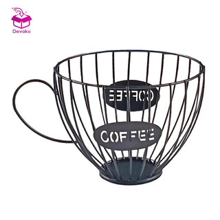 Lưu trữ Cà phê Pod Giá đỡ tổ chức cho khách sạn tại nhà bàn văn phòng Vàng Sáng tạo Cốc Pod Giá đỡ tổ chức Giỏ đựng trái cây Khay cà phê Hình dạng viên nang Giá lưu trữ